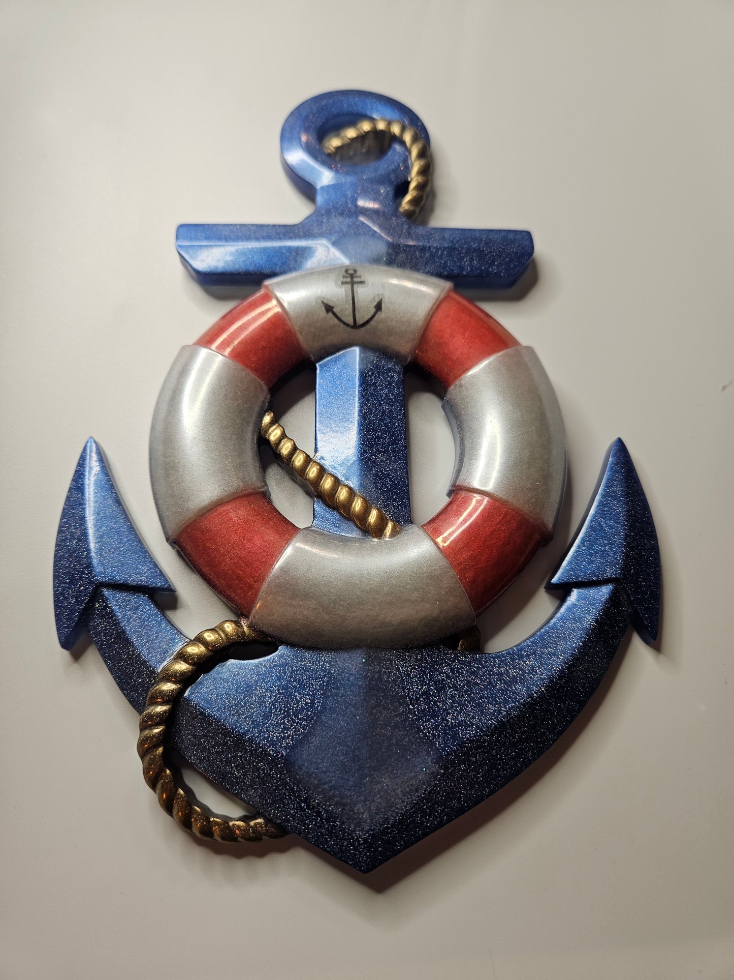 Anchor w/rope & lifesaver