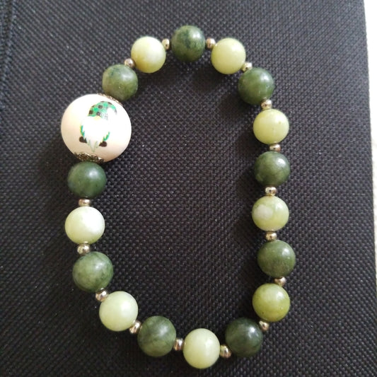 Green gnome bracelet