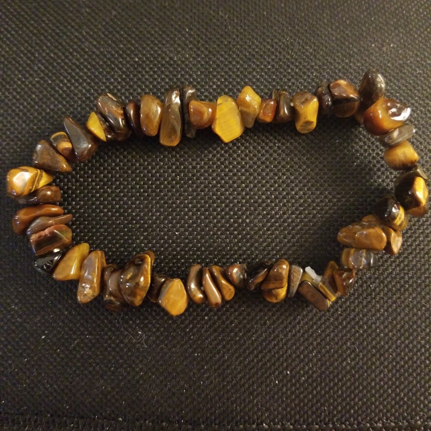 Tiger's eye chip bracelet