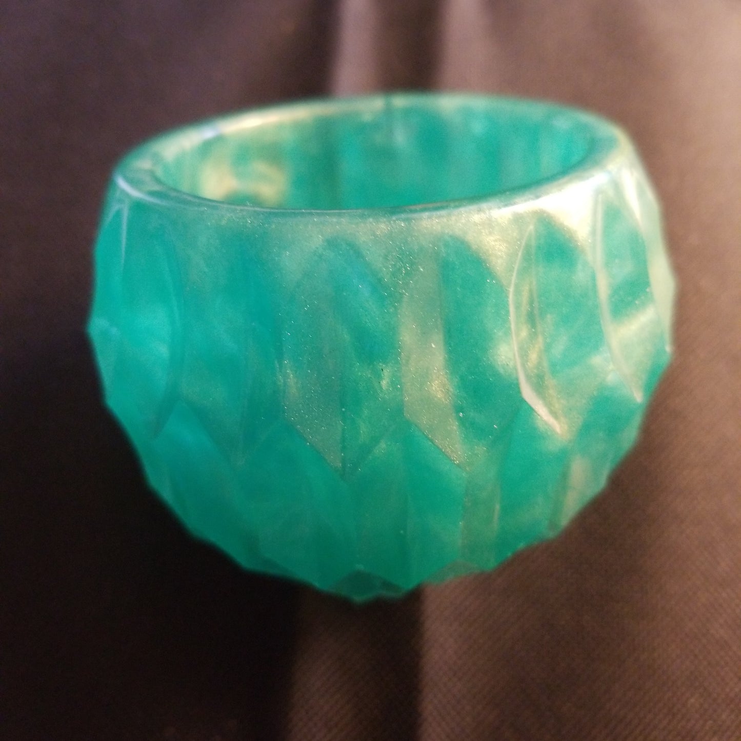 Small teal bowl