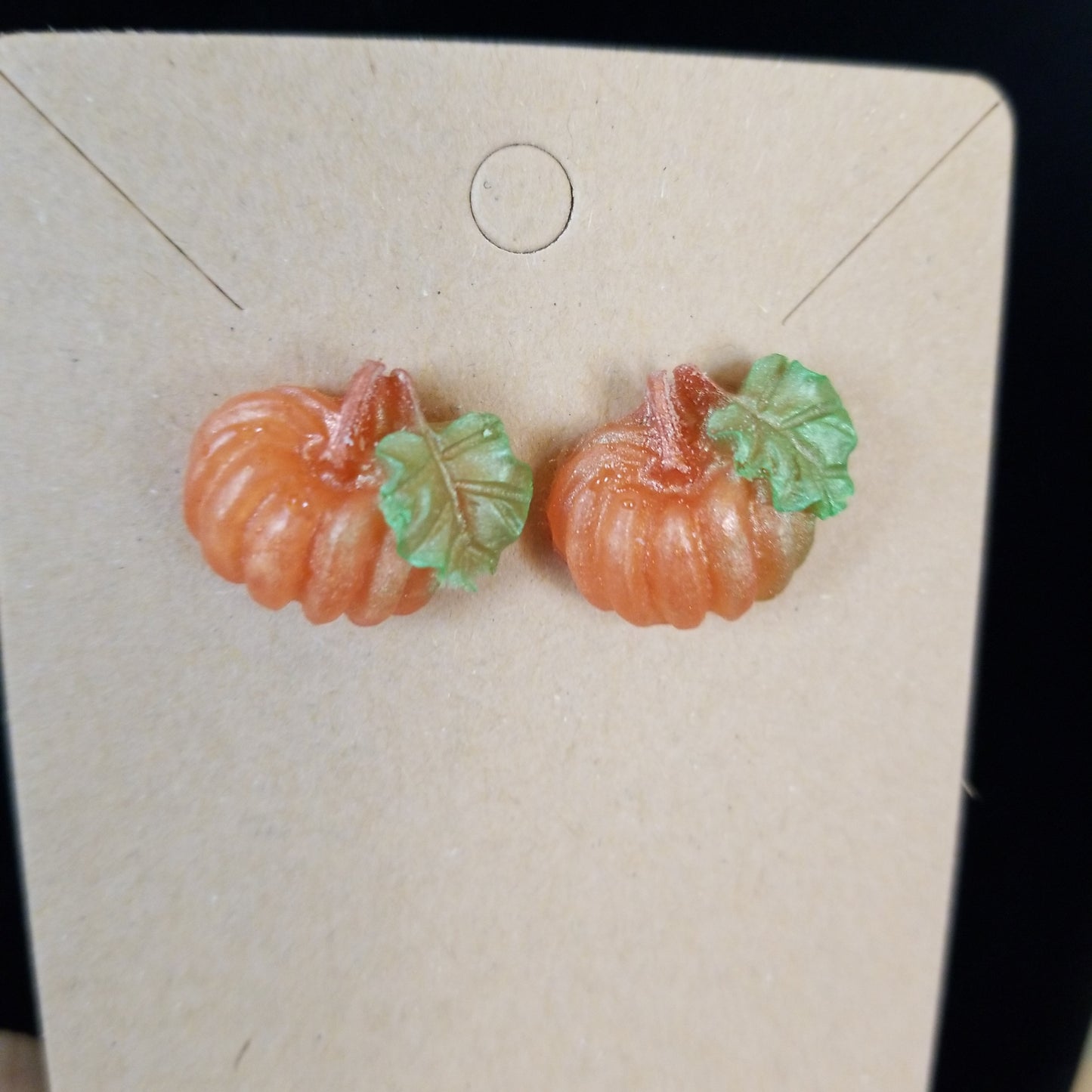 Pumpkin earrings