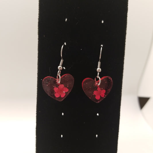 Heart earrings