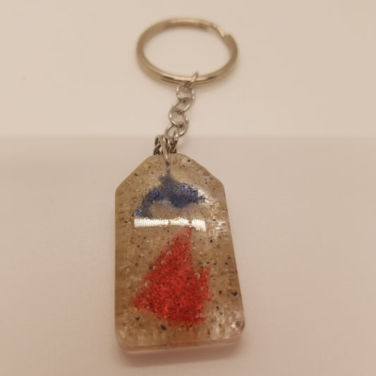 Underwater keychain