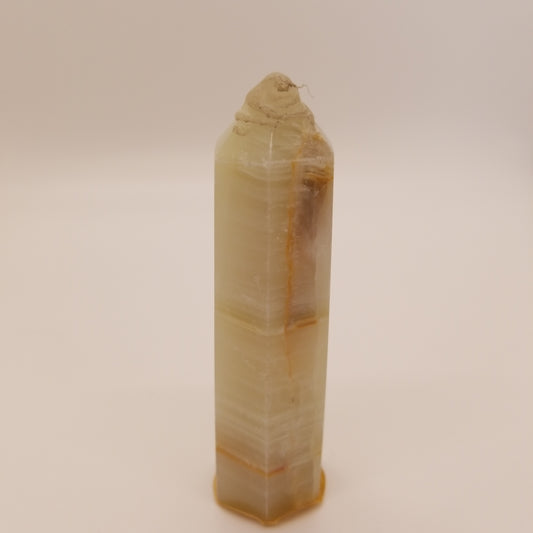 Green calcite tower #24