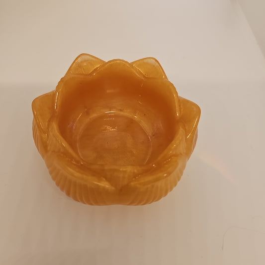 Golden flower bowl