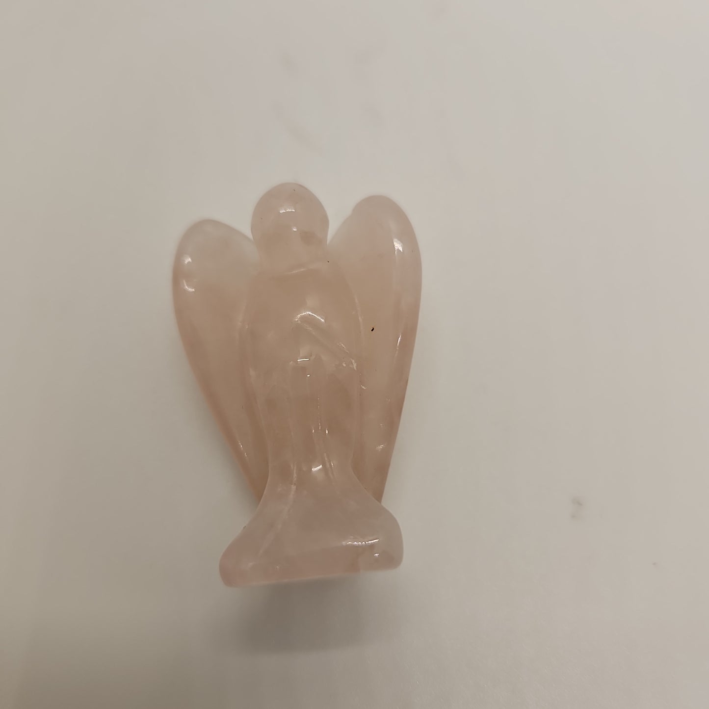 Rose quartz angel 1