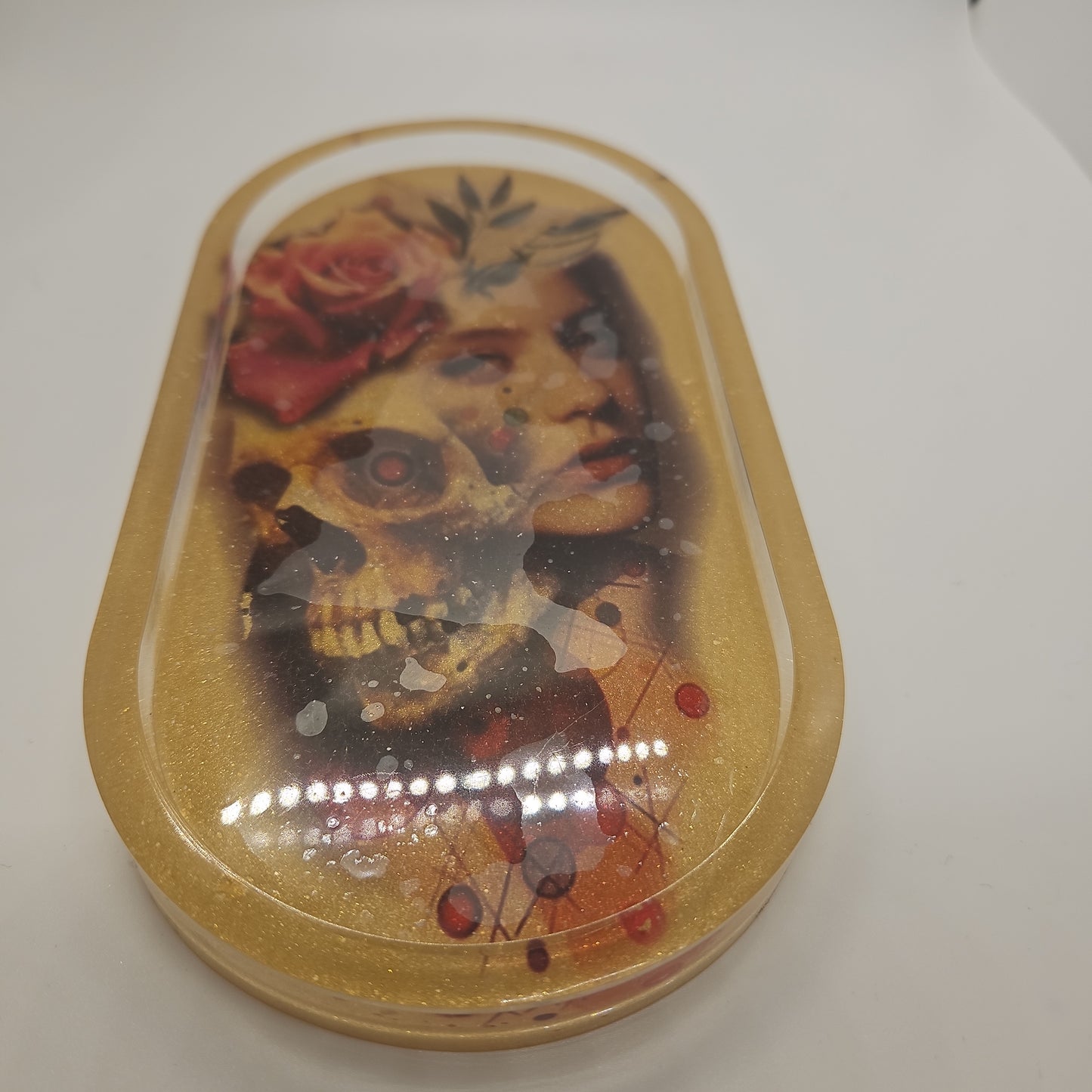 Skull/lady trinket tray (small)