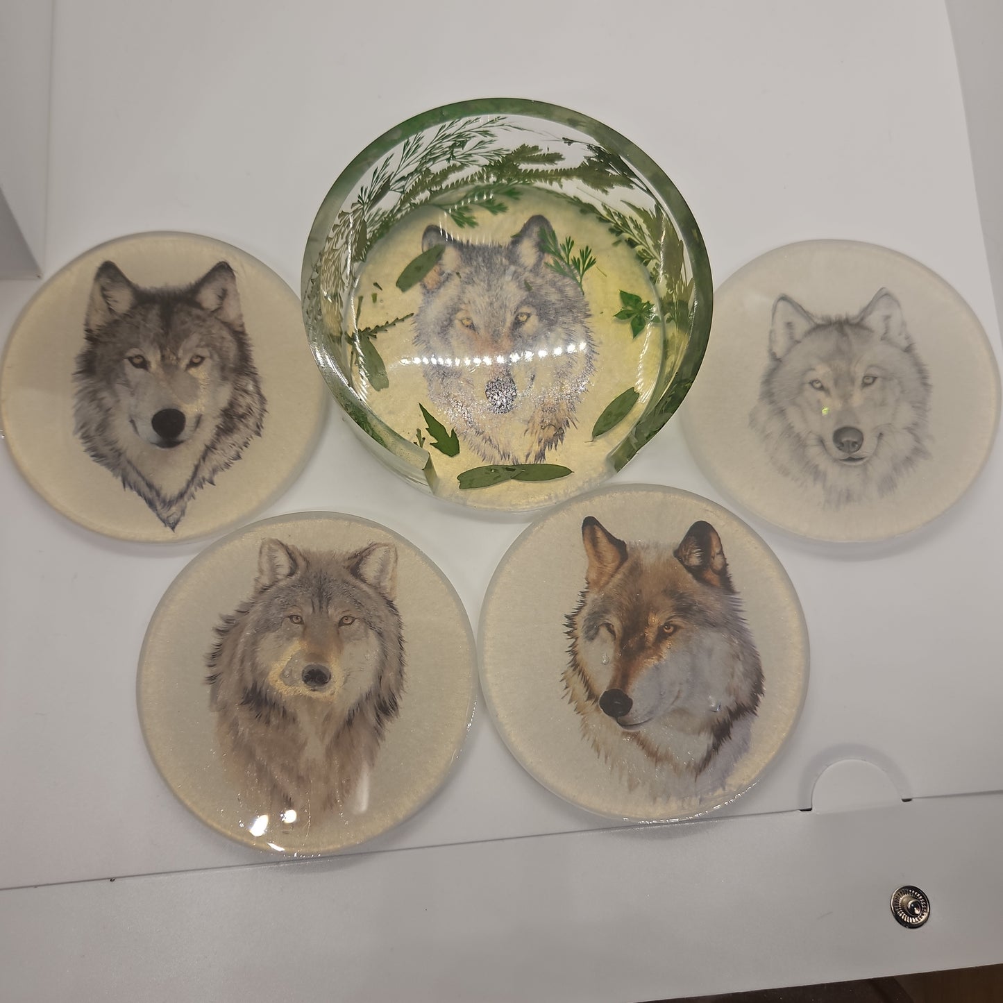 Wolf coasters